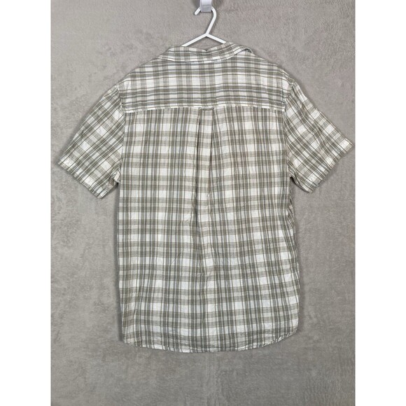 Gander Mountain Guide Series Mens White Short Sleeve Button Down Shirt Size M - Picture 5 of 5